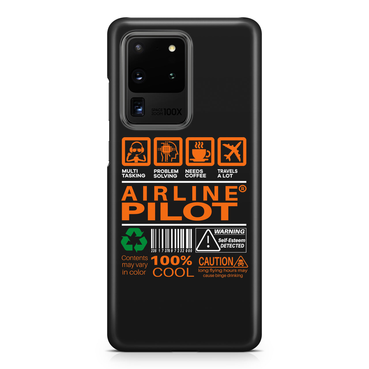 Airline Pilot Label Samsung S & Note Cases