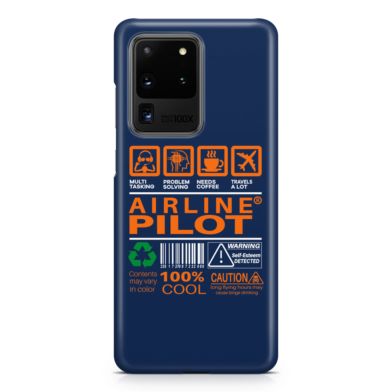 Airline Pilot Label Samsung S & Note Cases