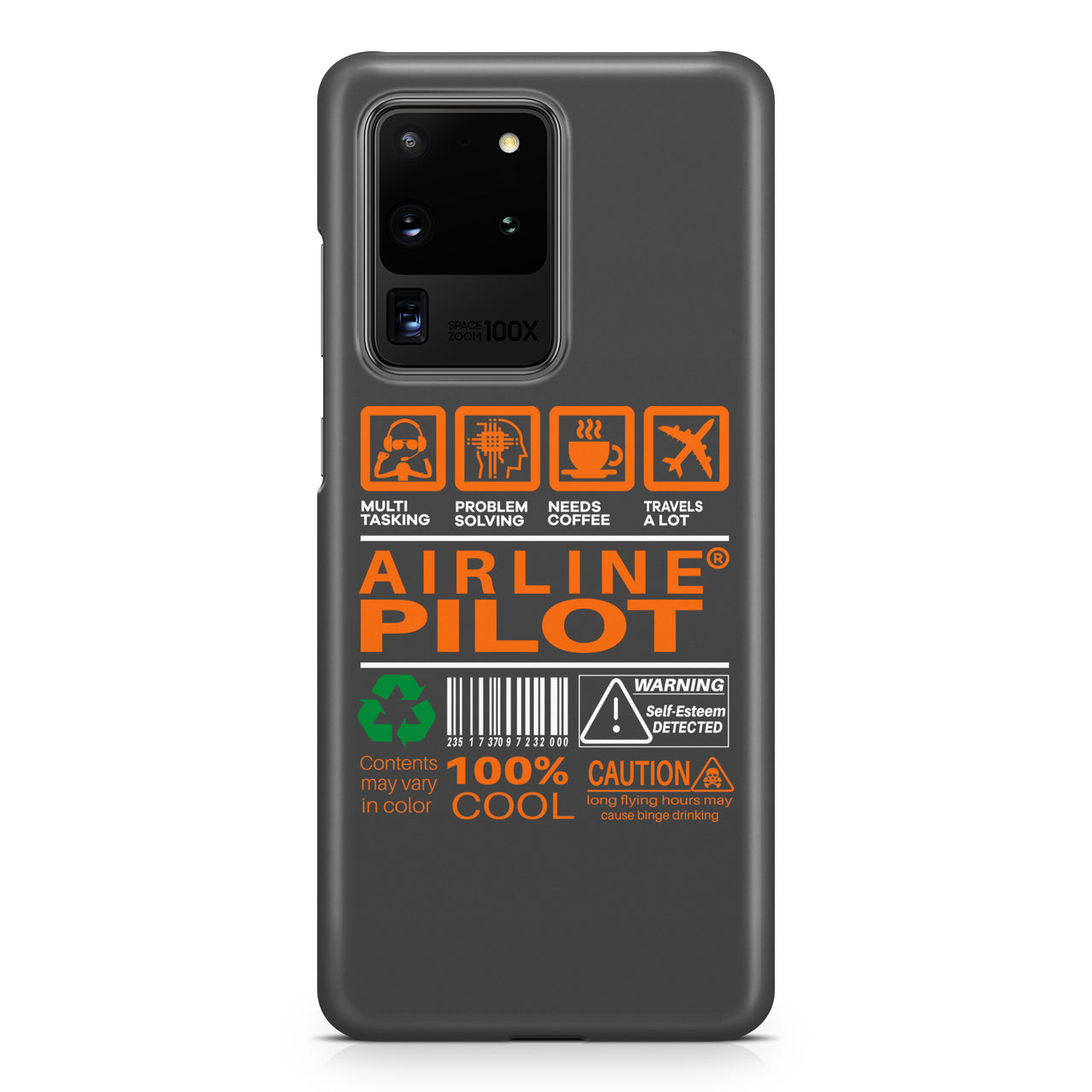 Airline Pilot Label Samsung S & Note Cases