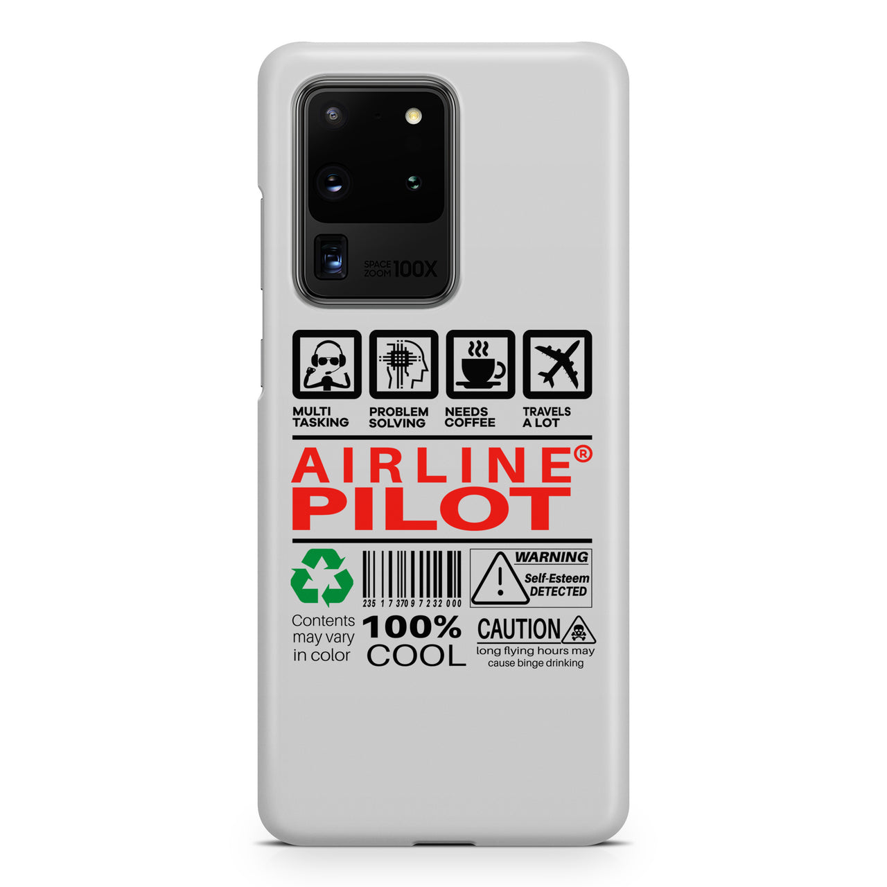 Airline Pilot Label Samsung S & Note Cases