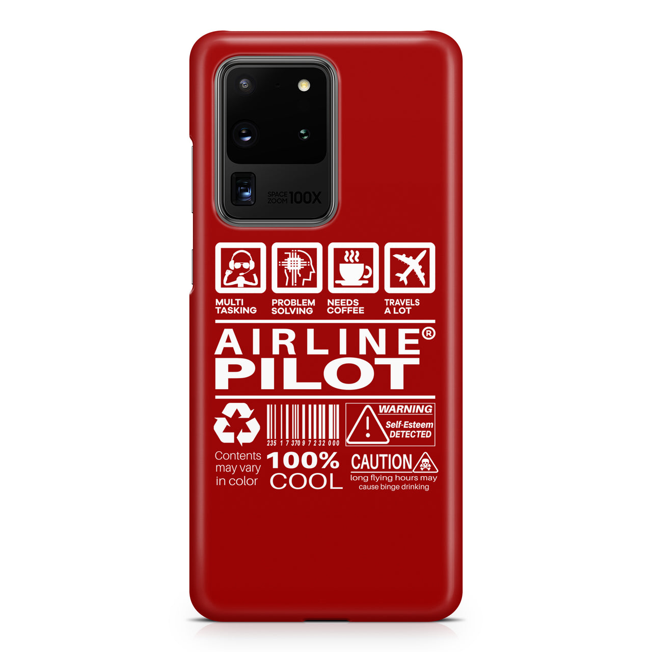 Airline Pilot Label Samsung S & Note Cases