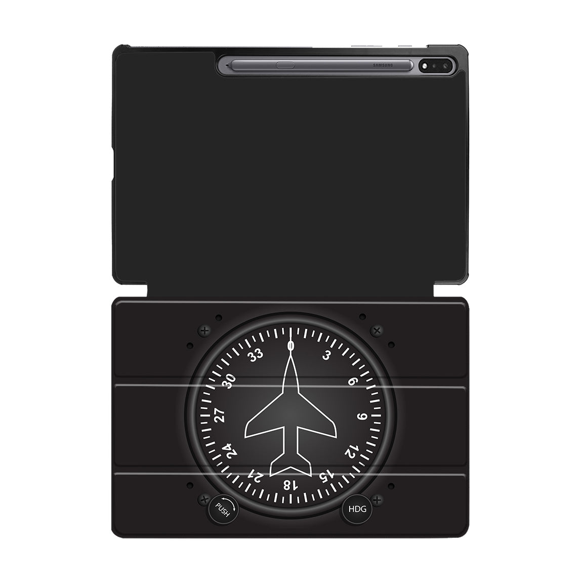 Airplane Instruments-Heading Designed Samsung Tablet Cases