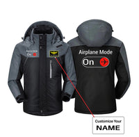 Thumbnail for Airplane Mode On Designed Thick Winter Jackets