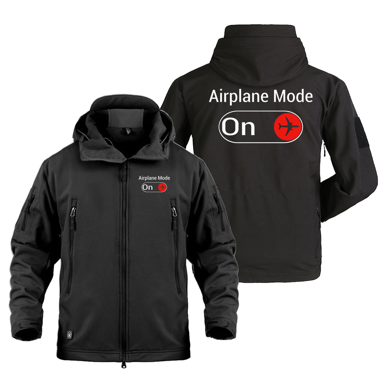 Airplane Mode On Designed Military Jackets (Customizable)