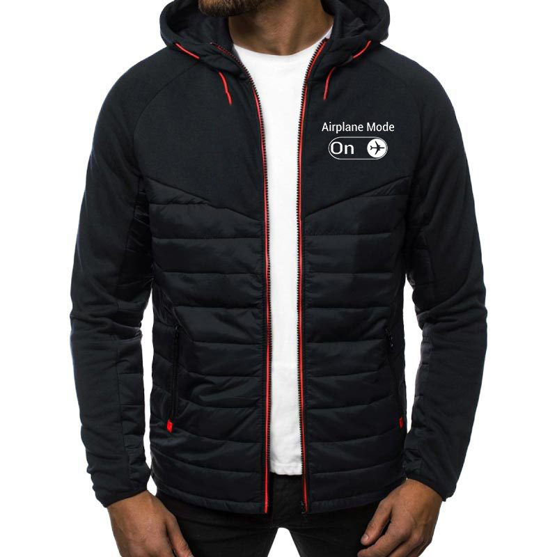 Airplane Mode On Designed Sportive Jackets