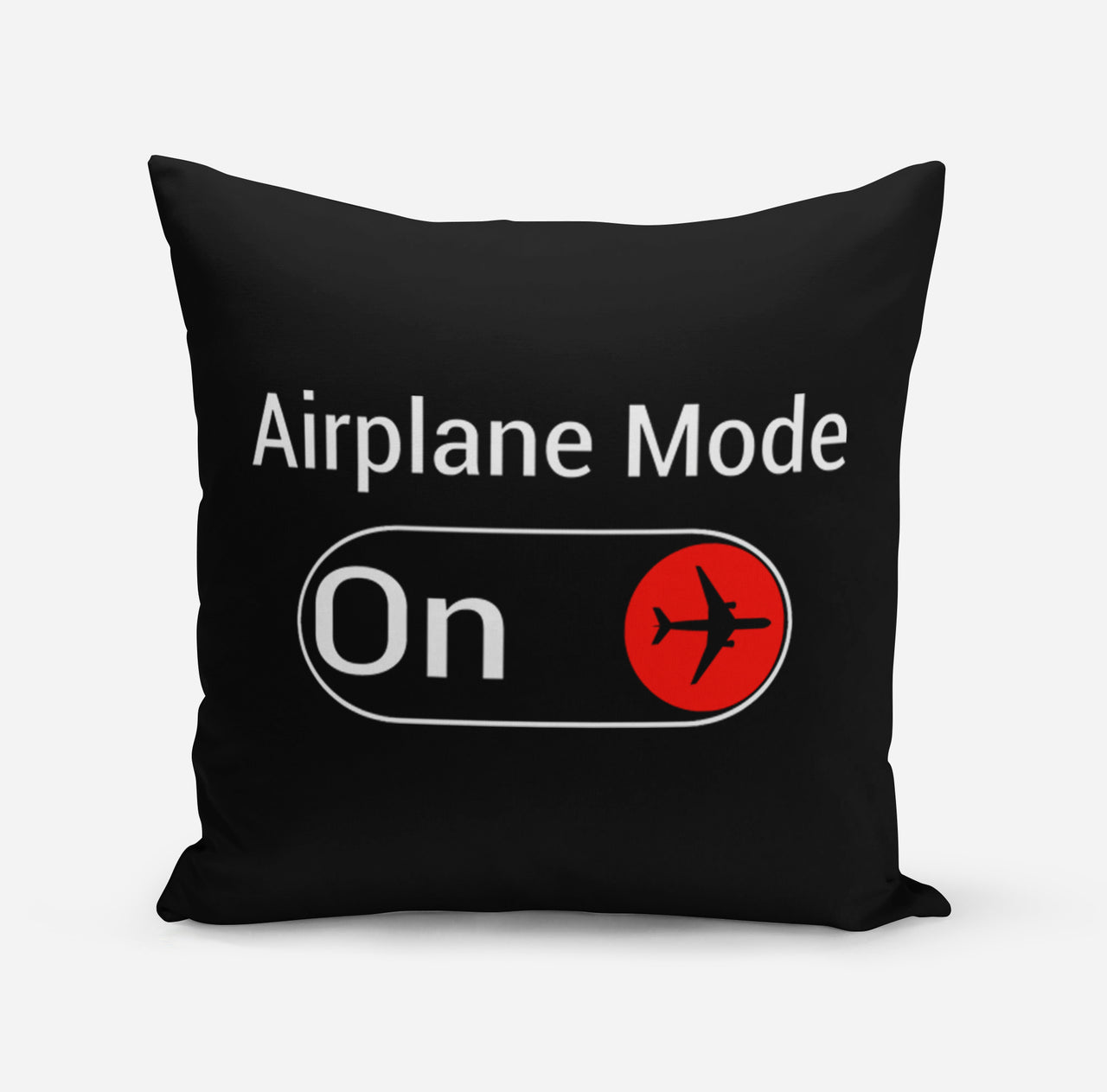 Airplane Mode On Designed Pillows