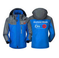 Thumbnail for Airplane Mode On Designed Thick Winter Jackets