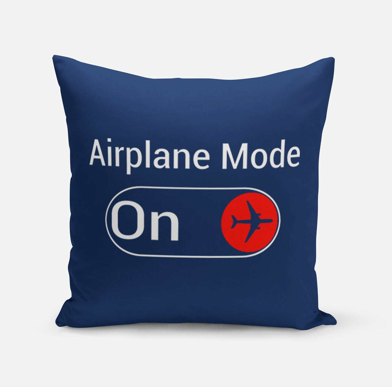 Airplane Mode On Designed Pillows