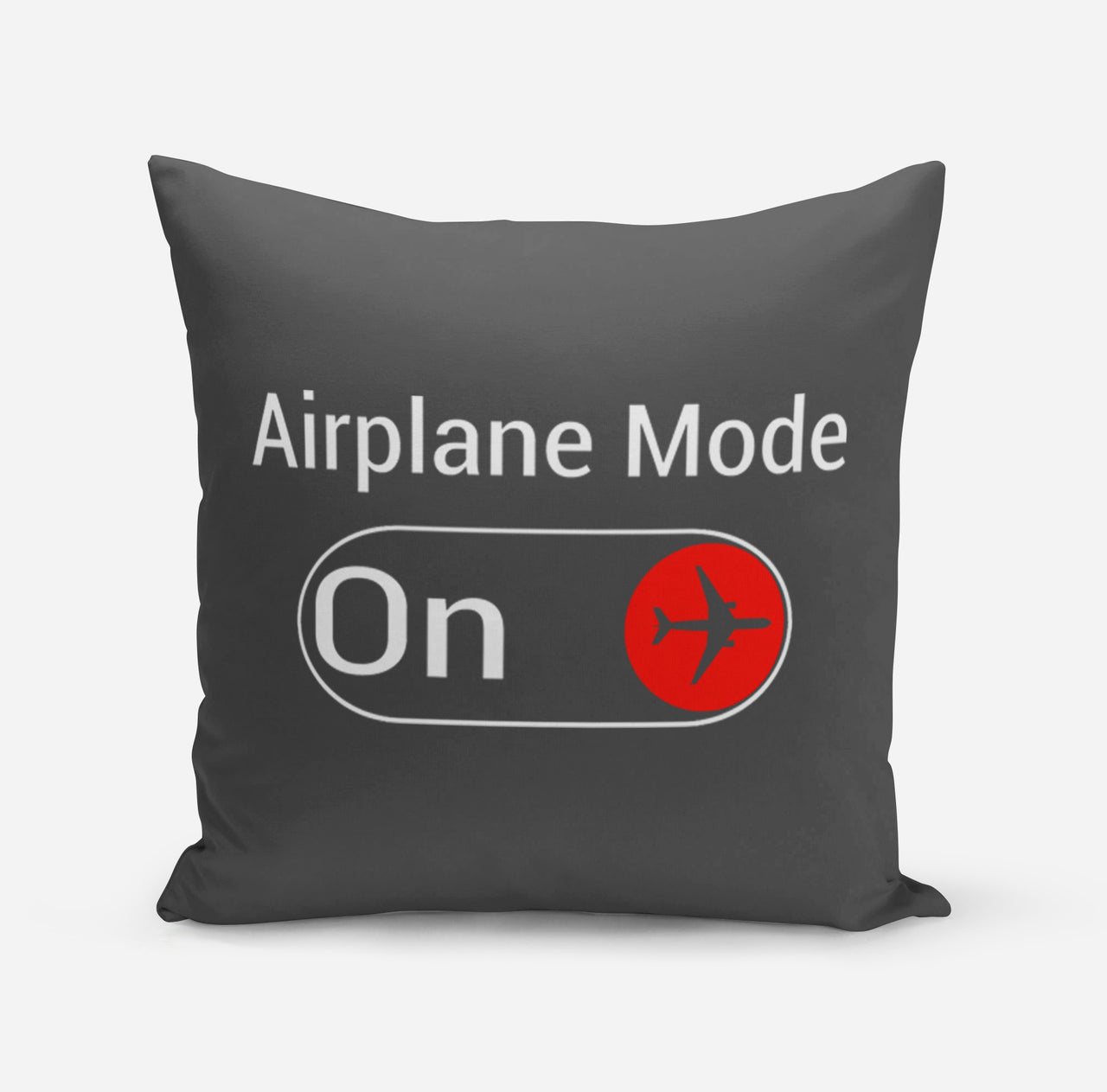 Airplane Mode On Designed Pillows