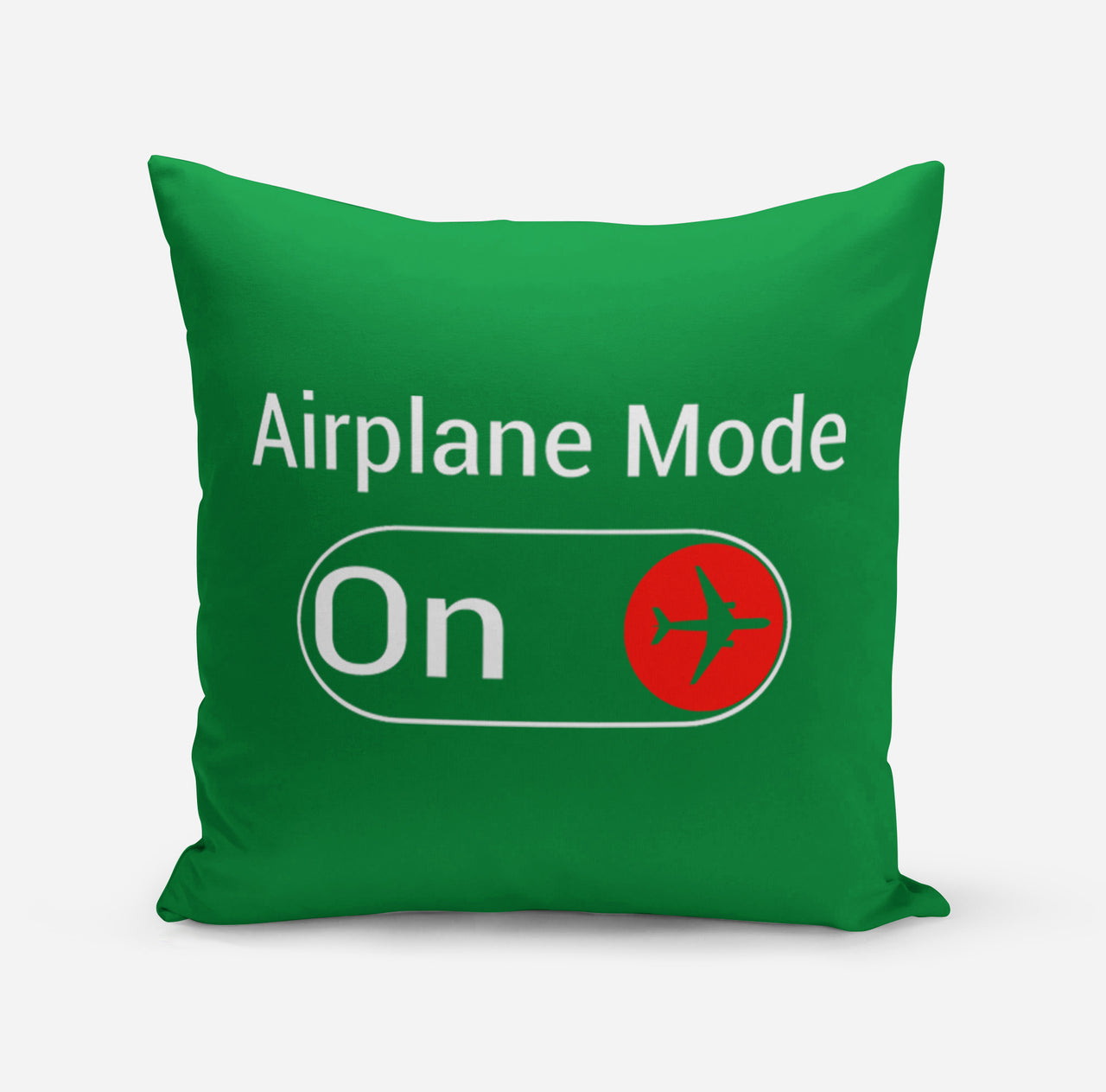 Airplane Mode On Designed Pillows