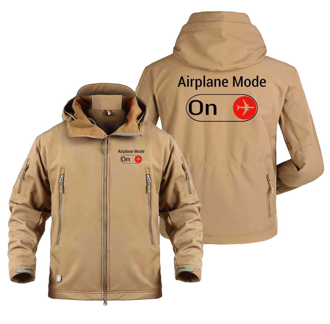 Airplane Mode On Designed Military Jackets (Customizable)