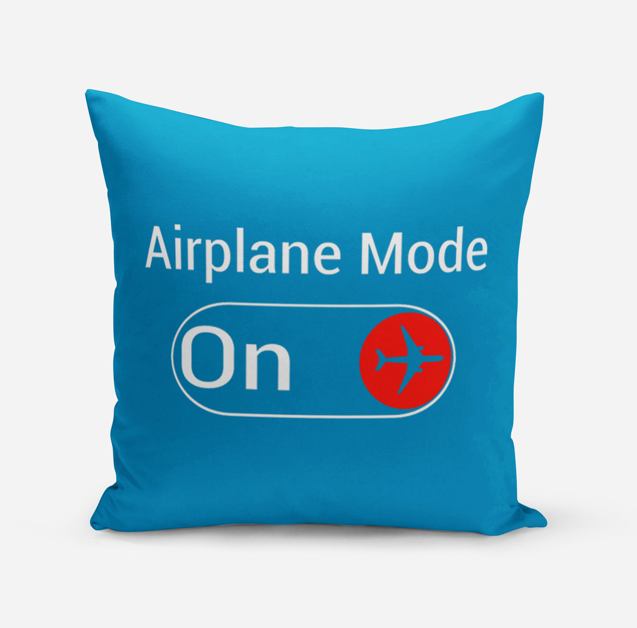 Airplane Mode On Designed Pillows