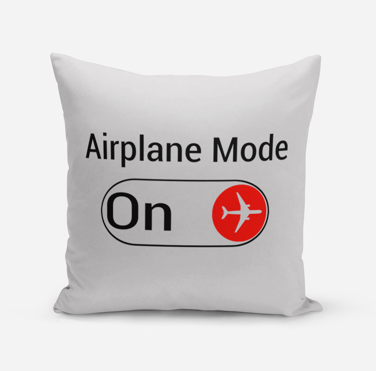 Airplane Mode On Designed Pillows