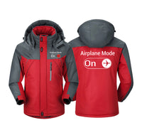 Thumbnail for Airplane Mode On Designed Thick Winter Jackets