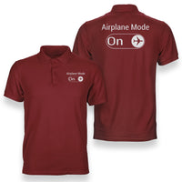 Thumbnail for Airplane Mode On Designed Double Side Polo T-Shirts