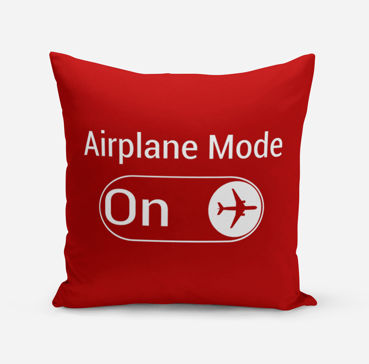 Airplane Mode On Designed Pillows