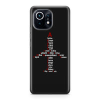 Thumbnail for Airplane Shape Aviation Alphabet Designed Xiaomi Cases