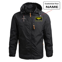 Thumbnail for Airplane Shape Aviation Alphabet Designed Thin Stylish Jackets