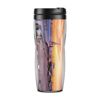 Thumbnail for Airport Photo During Sunset Designed Travel Mugs