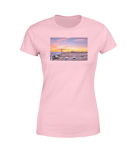 Thumbnail for Airport Photo During Sunset Designed Women T-Shirts