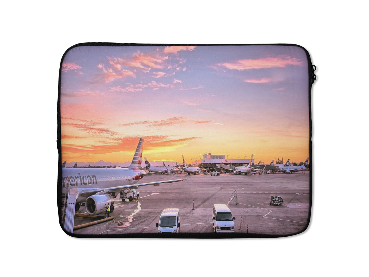 Airport Photo During Sunset Designed Laptop & Tablet Cases