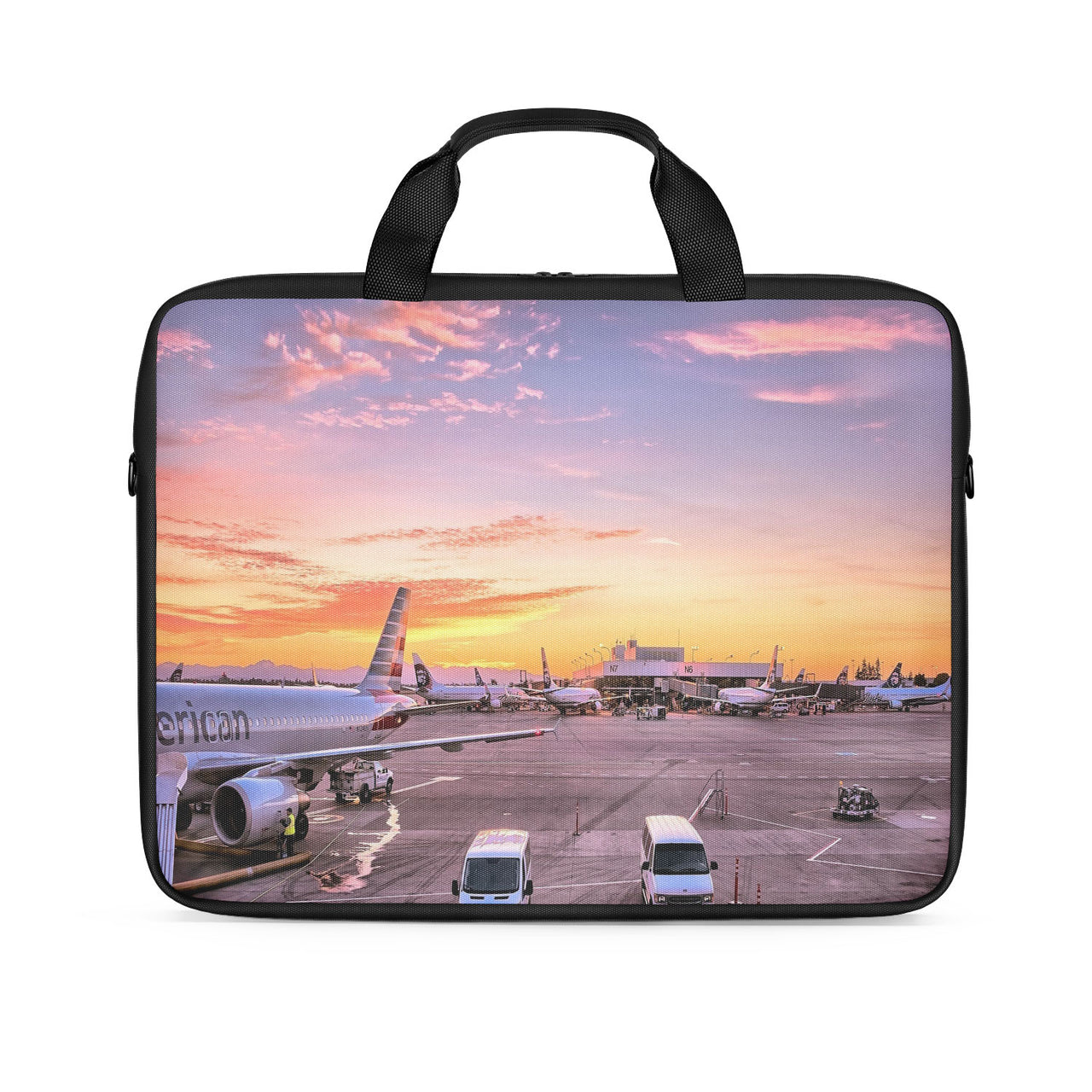 Airport Photo During Sunset Designed Laptop & Tablet Bags