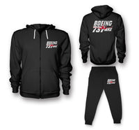 Thumbnail for Amazing 737 Max Designed Zipped Hoodies & Sweatpants Set