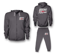 Thumbnail for Amazing 737 Max Designed Zipped Hoodies & Sweatpants Set