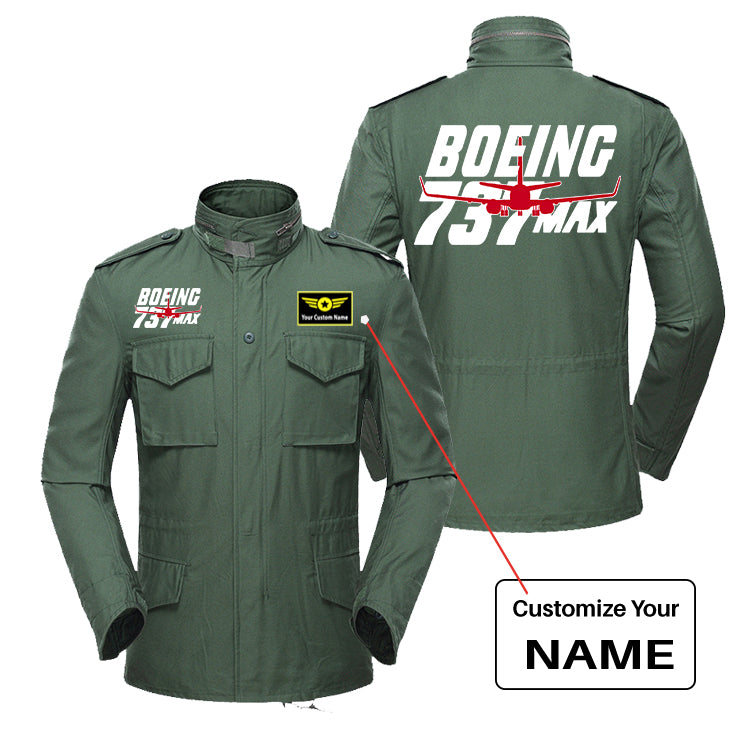 Amazing 737 Max Designed Military Coats