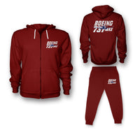 Thumbnail for Amazing 737 Max Designed Zipped Hoodies & Sweatpants Set