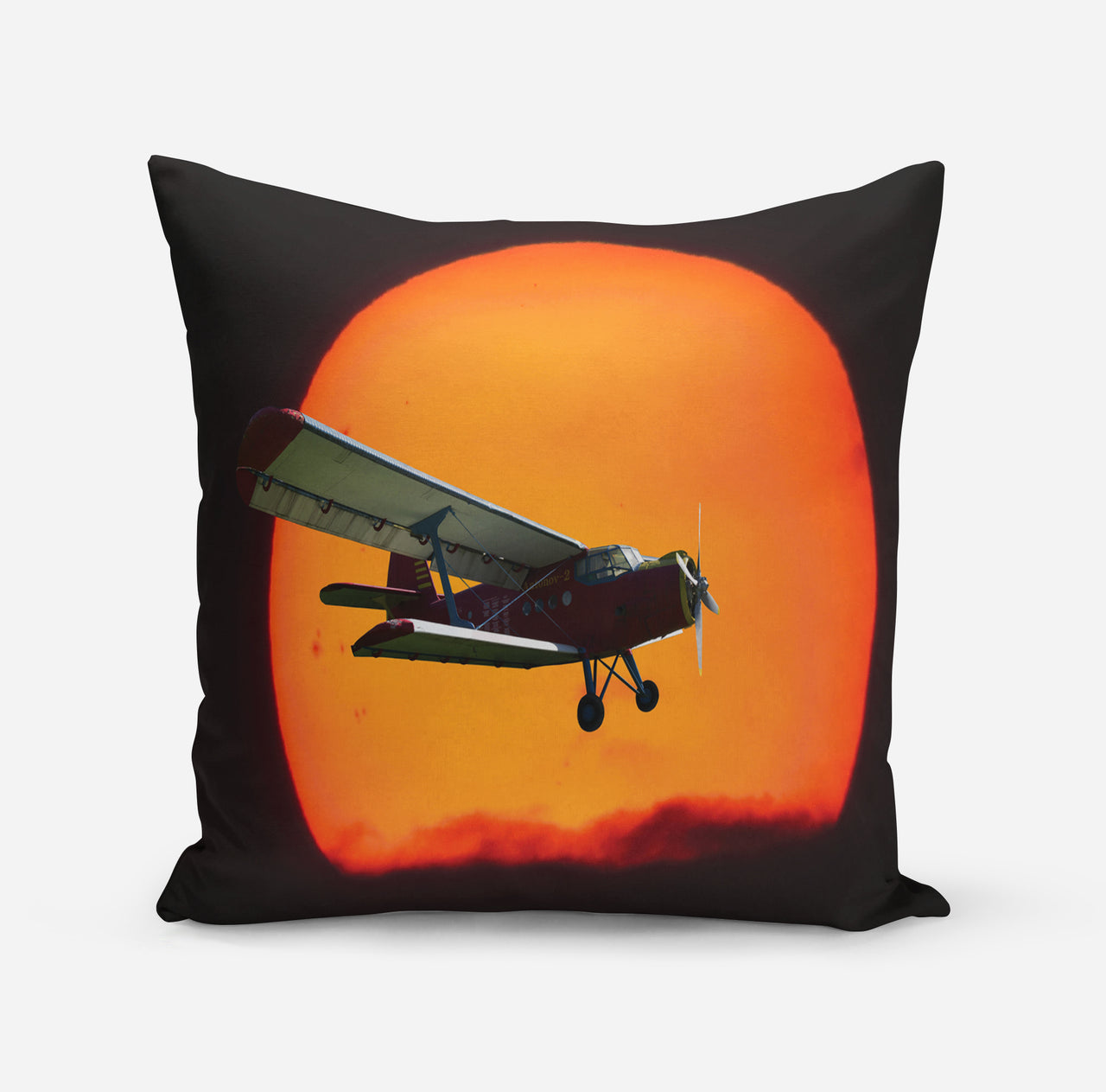 Amazing Antonov-2 With Sunset Designed Pillows