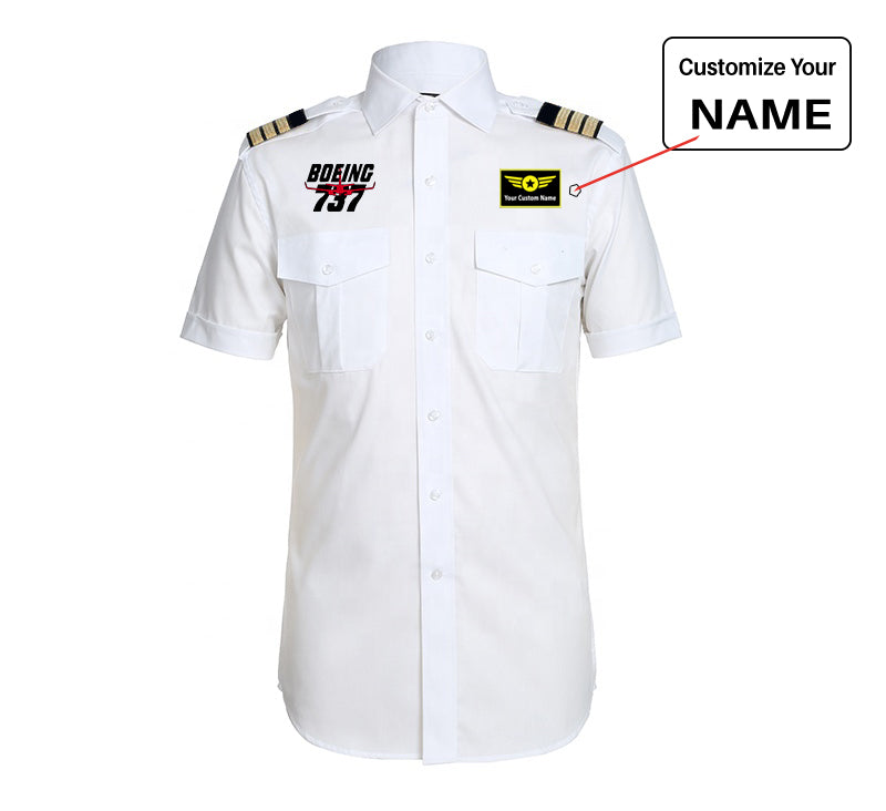 Amazing Boeing 737 Designed Pilot Shirts