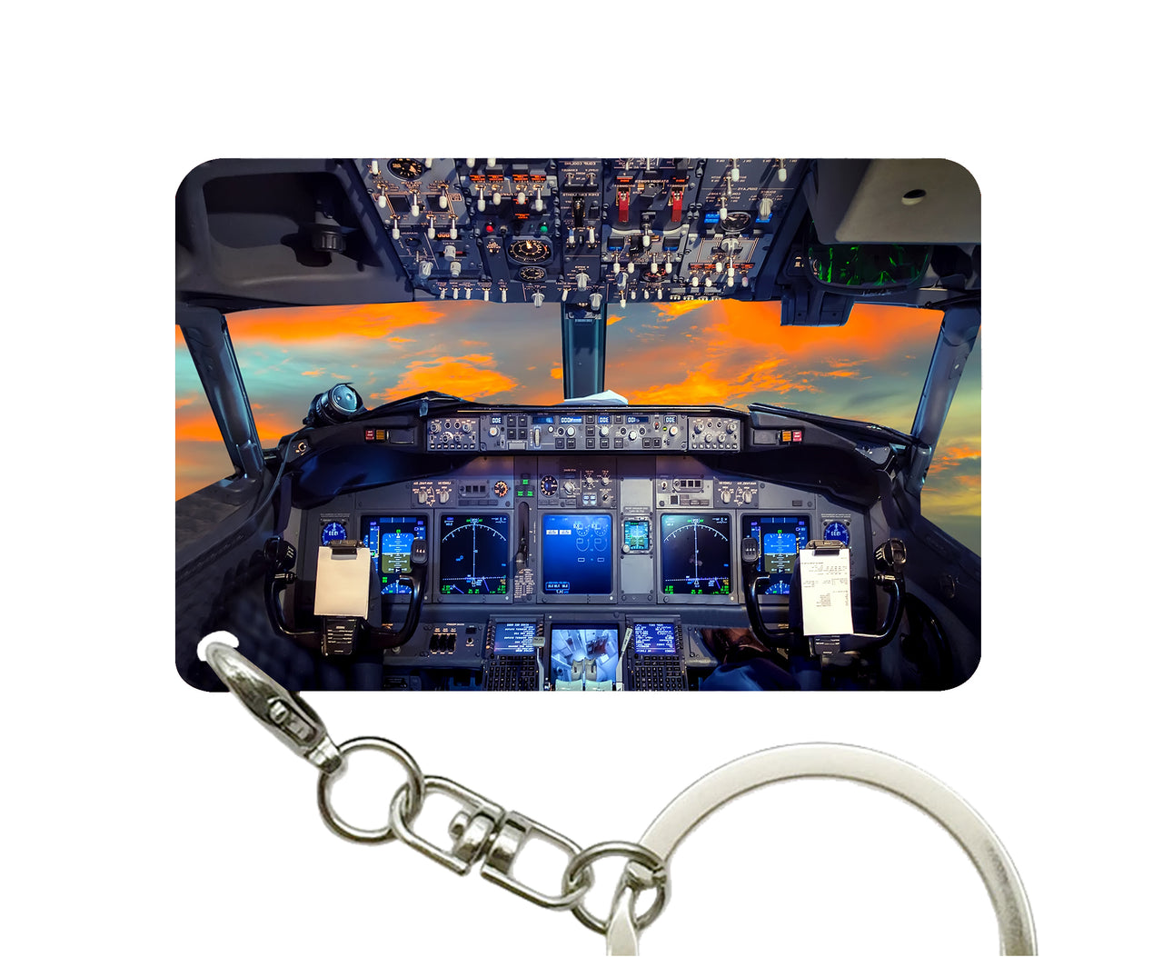 Amazing Boeing 737 Cockpit Designed Key Chains