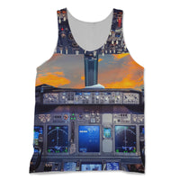 Thumbnail for Amazing Boeing 737 Cockpit Designed 3D Tank Tops