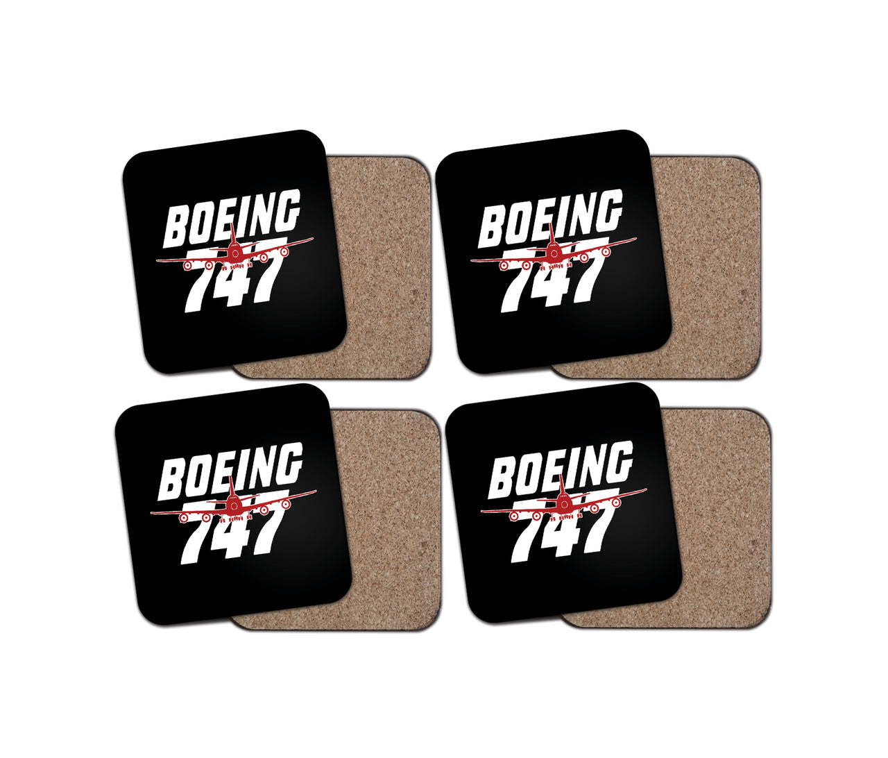 Amazing Boeing 747 Designed Coasters