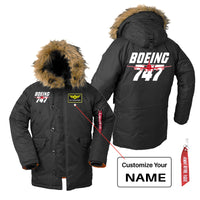 Thumbnail for Amazing Boeing 747 Designed Parka Bomber Jackets