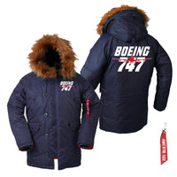 Thumbnail for Amazing Boeing 747 Designed Parka Bomber Jackets