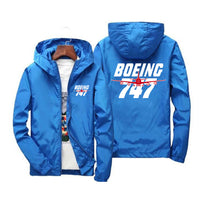 Thumbnail for Amazing Boeing 747 Designed Windbreaker Jackets