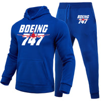 Thumbnail for Amazing Boeing 747 Designed Hoodies & Sweatpants Set