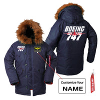 Thumbnail for Amazing Boeing 747 Designed Parka Bomber Jackets