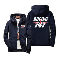 Thumbnail for Amazing Boeing 747 Designed Windbreaker Jackets