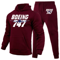 Thumbnail for Amazing Boeing 747 Designed Hoodies & Sweatpants Set