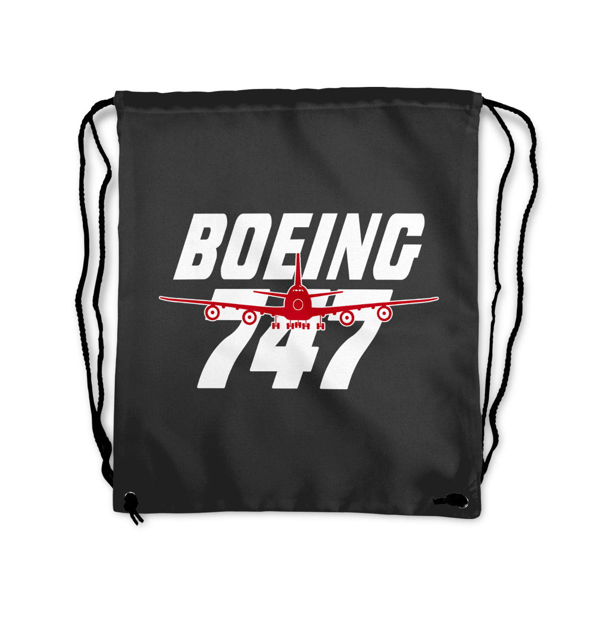 Amazing Boeing 747 Designed Drawstring Bags