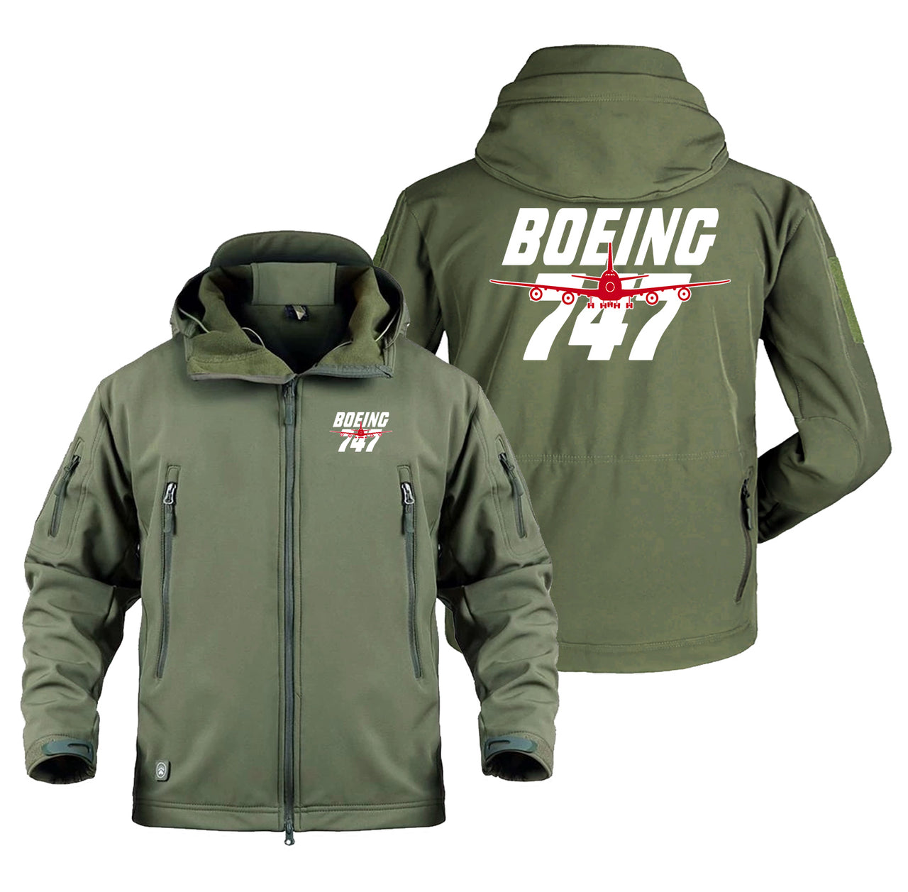 Amazing Boeing 747 Designed Military Jackets (Customizable)