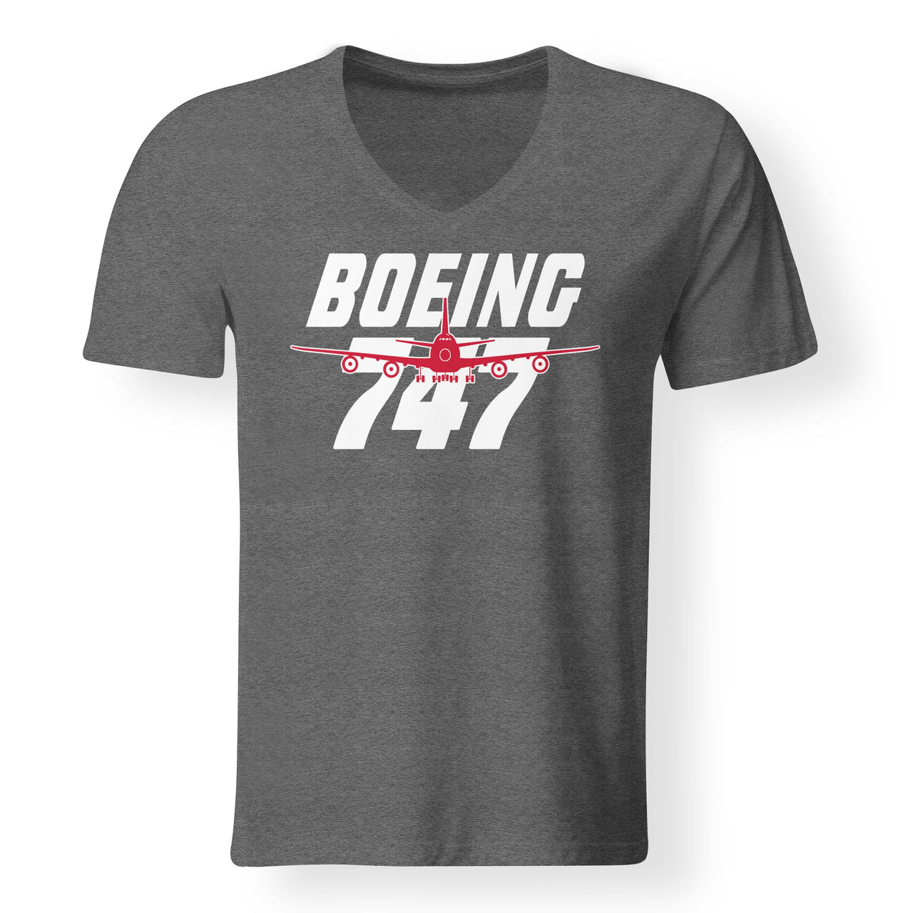 Amazing Boeing 747 Designed V-Neck T-Shirts