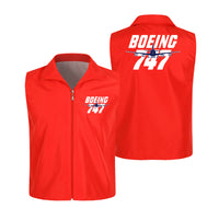 Thumbnail for Amazing Boeing 747 Designed Thin Style Vests