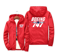 Thumbnail for Amazing Boeing 747 Designed Windbreaker Jackets