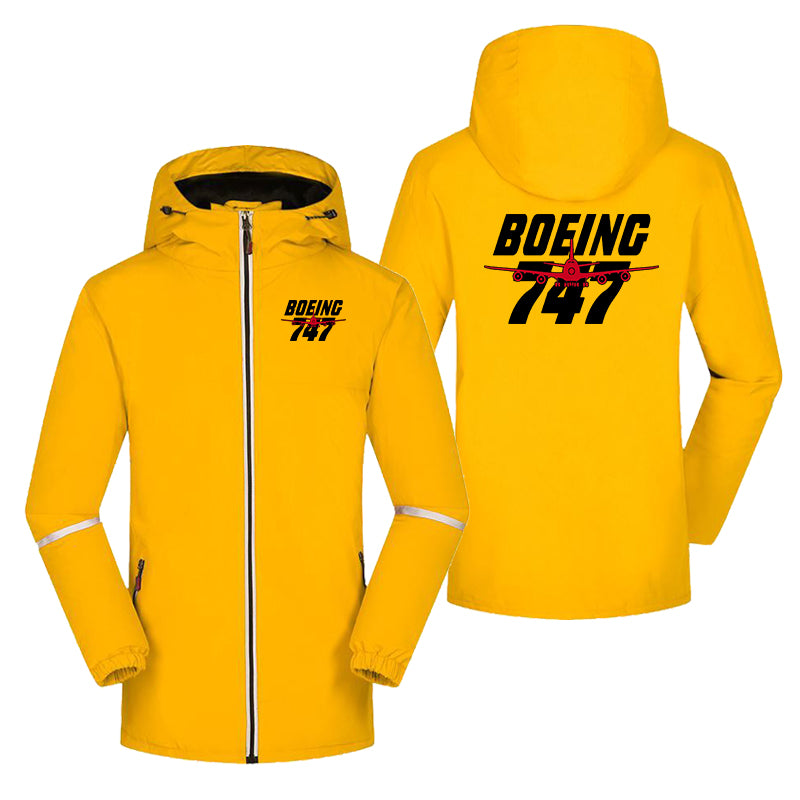 Amazing Boeing 747 Designed Rain Coats & Jackets