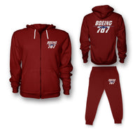 Thumbnail for Amazing Boeing 787 Designed Zipped Hoodies & Sweatpants Set