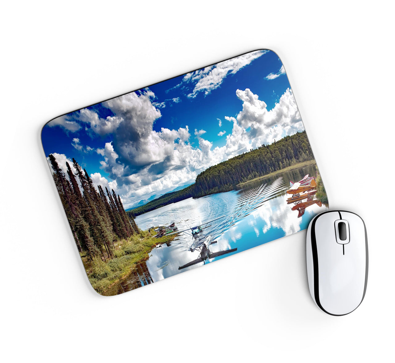 Amazing Scenary & Sea Planes Designed Mouse Pads